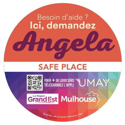 Le dispositif Angela, inspiré du modèle mis en place au Royaume-Uni, permet aux personnes harcelées ou suivies dans la rue de donner le nom de code « Où est Angela ? » aux personnels dans les commerces et équipements culturels qui participent à l’opération afin d'y d'être accueillies.