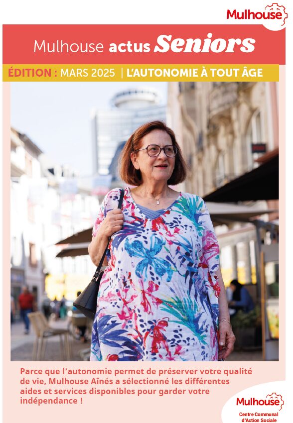 la gazette des aînés est une lettre d'informations diffusées trimestriellement à destination des seniors sur les actions et événements de la ville de Mulhouse